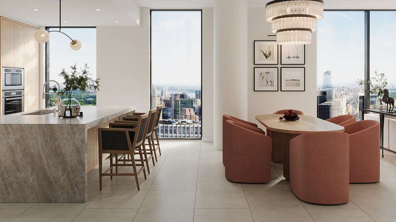planeo Rigid Klick Vinyl - Light Grey XXL Fliese 1220x610mm | Trittschalldämmung integr. (DF-KF-794-030)
