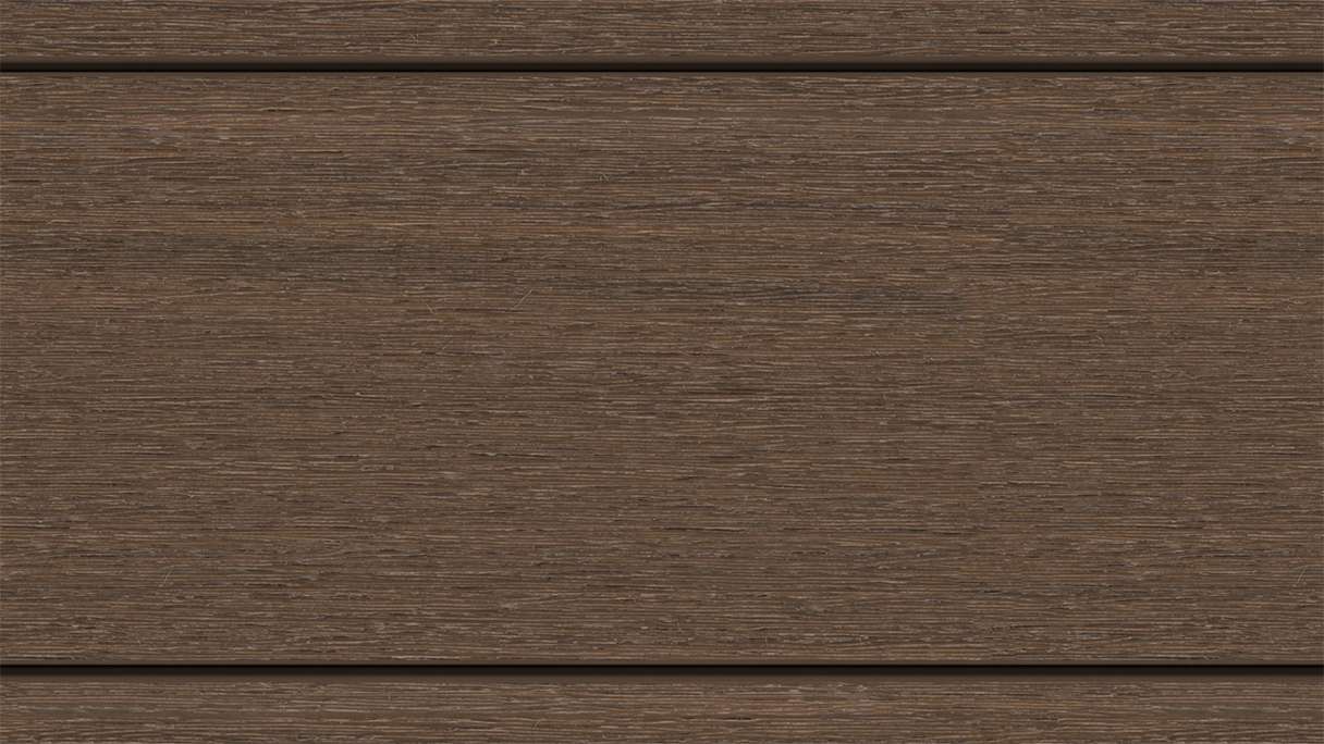 planeo MAXLine Nature - 3m WPC CoEx ummantelte XL Terrassendiele Verbundprofil leicht - Ipe Braun strukturiert/glatt gebürstet