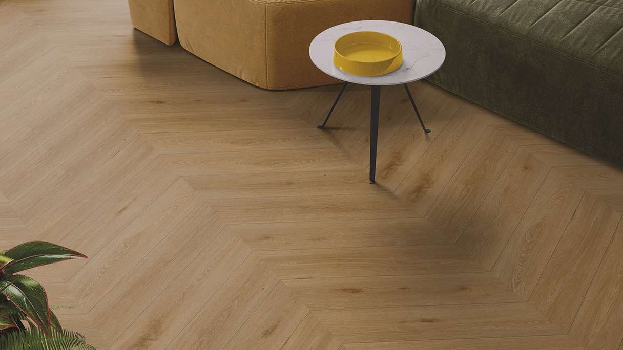 Gerflor Klick Vinyl Rigid - Creation 55 Clic Acoustic HB Aquinoah Honey (41921706)