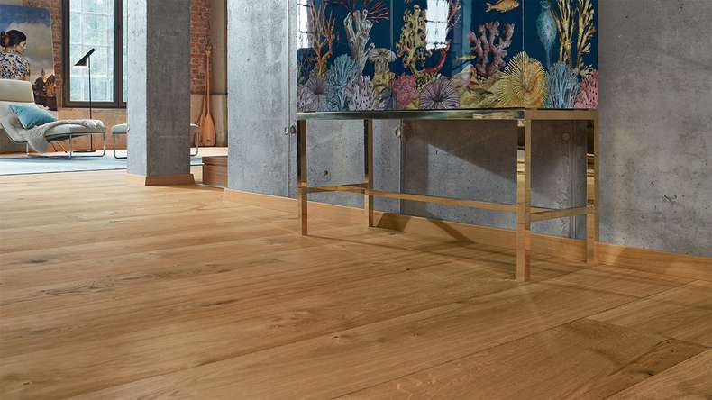 MEISTER Lindura-Holzboden HD 400 - 08915 Eiche authentic ultramattlackiert 2200 x 205 x 11 mm (500214-2200205-08915)
