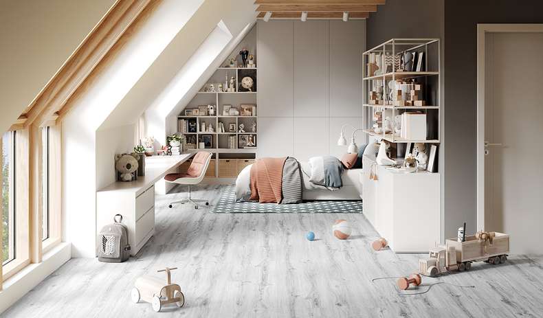planeo Klick Vinyl - Rigid Ice Oak 5G | Made in Germany (100P1007-N)