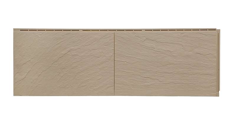Zierer Fassadenplatte Schieferoptik SS1 - 1115 x 359 mm graubeige aus GFK