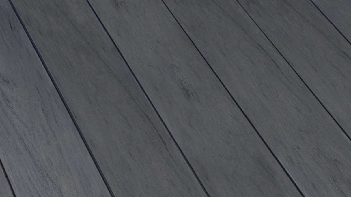 planeo WPC - Terrassendiele massiv Räuchereiche geprägt/geriffelt - 1m bis 6m