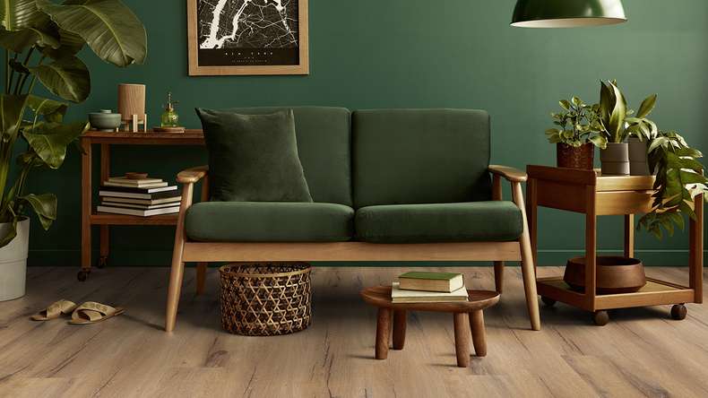 Gerflor Klick Vinyl Rigid - Creation 40 Clic Acoustic Cedar Brown | Trittschalldämmung integr. (61310850)
