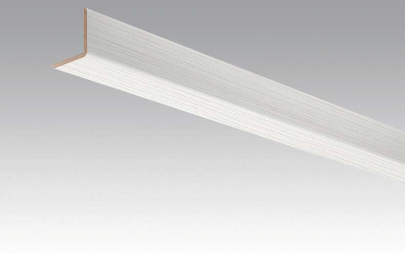 MEISTER Sockelleisten Winkelleisten Streifer silber 4021 - 2380 x 33 x 3,5 mm (200035-2380-04021 - 2603234021)