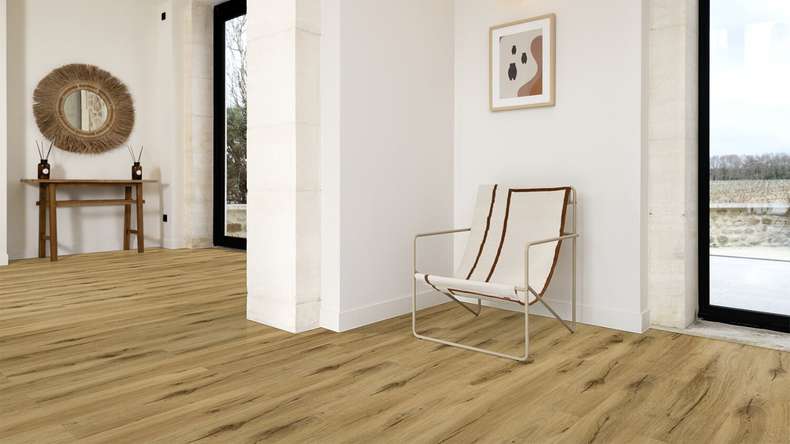 Gerflor Klick Vinyl - Senso Premium Rigid Acoustic Bambi fauve | Trittschalldämmung integr. (40441629)