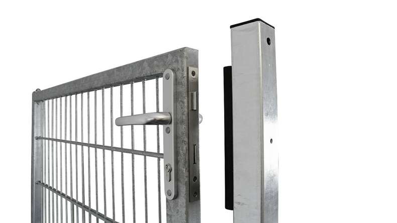 planeo Universaltor medium 1-flg. Feuerverzinkt H 800 x B 1590 mm inkl. Torpfosten