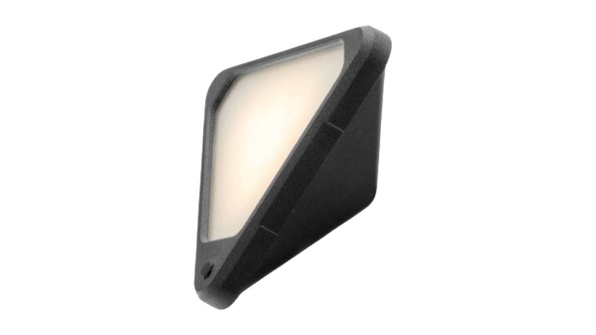 planeo Gartenbeleuchtung 12V - LED-Wandleuchte Tiga Corner - 3.5W 100 Lumen