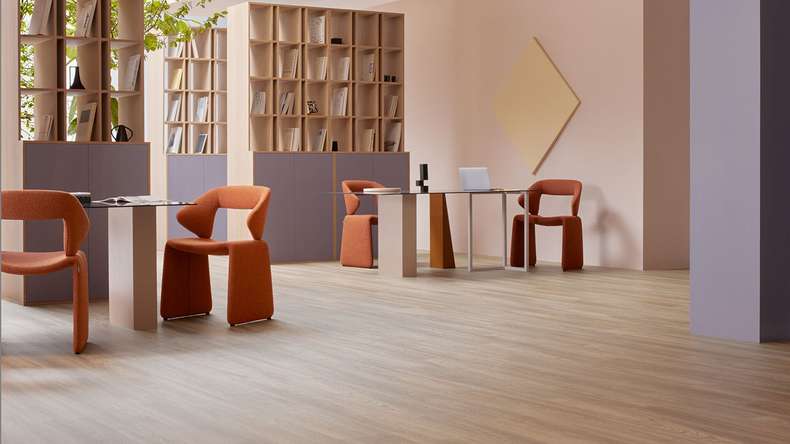planeo Klebevinyl - SilentIQ Wood 2in1 Bellorio | Trittschalldämmung integr. (F-DW-SIQ-8035)