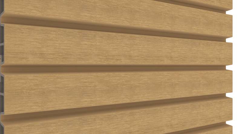 planeo LINEA Wide - WPC CoEx Fassadenverkleidung Sand 2900 x 181 mm
