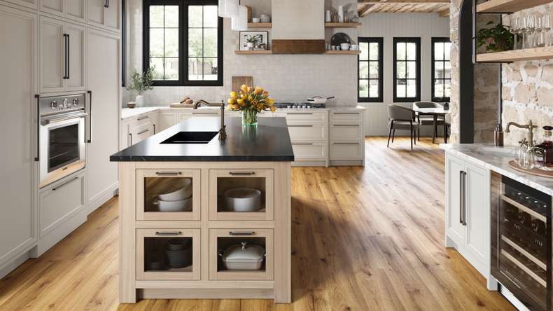 planeo Klick Vinyl Rigid - Eiche Napoli 1,82m lange XL Diele ultramatt | Trittschalldämmung integr. (MF-1017)
