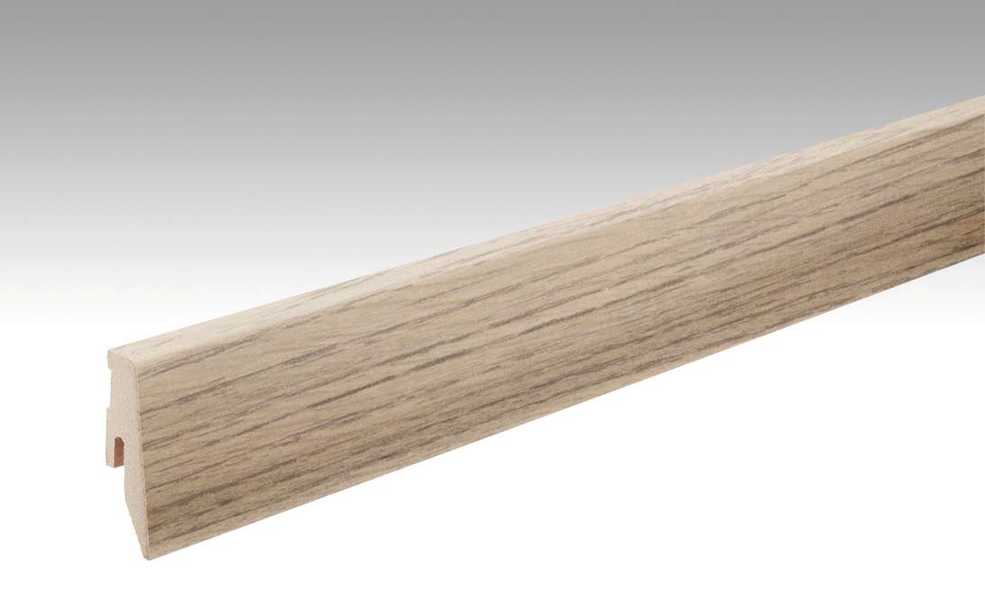 MEISTER Sockelleisten Fußleisten Eiche markant pure 6273 - 2380 x 60 x 20 mm (200005-2380-06273 - 6938236273)