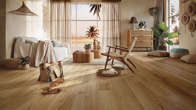 MEISTER Designboden Rigid-Vinyl RD 200 S - 20081 Sunset lounge | Trittschalldämmung integr. (400047-1220230-20081)
