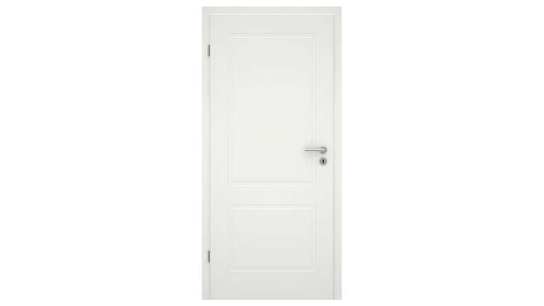 planeo Design-Innentür VELA Lallu 2 Weißlack 9010 Eckkante | lackiert - 1985 x 610|735|860|985 mm