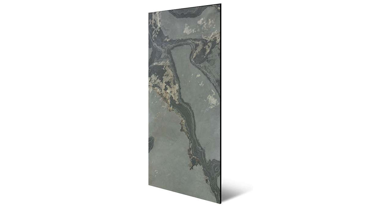 planeo Akustikpaneel - MixWall Mineral Mood Antique Slate 52 x 104 cm | Echtstein (PLMW-30411C)