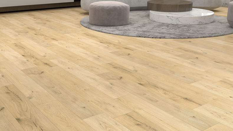 planeo Rigid Klick Vinyl - Sand Oak | Trittschalldämmung integr. (KRO-1008)
