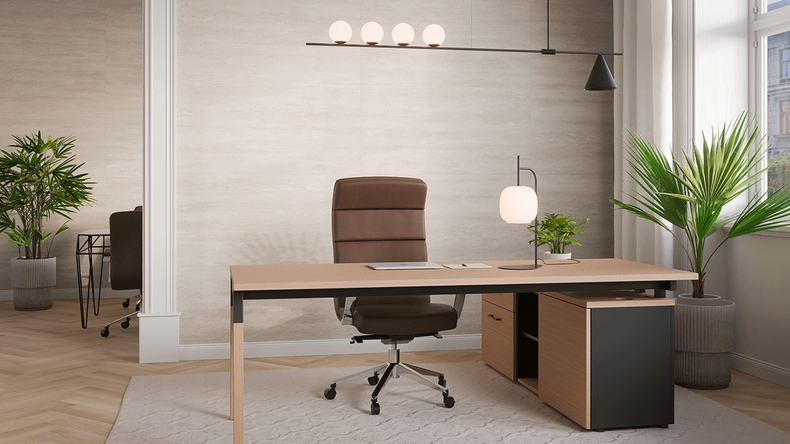 planeo Wandverkleidung SPC - CeraRock Tile Stripes Light Travertine XL 280 x 117,5 cm