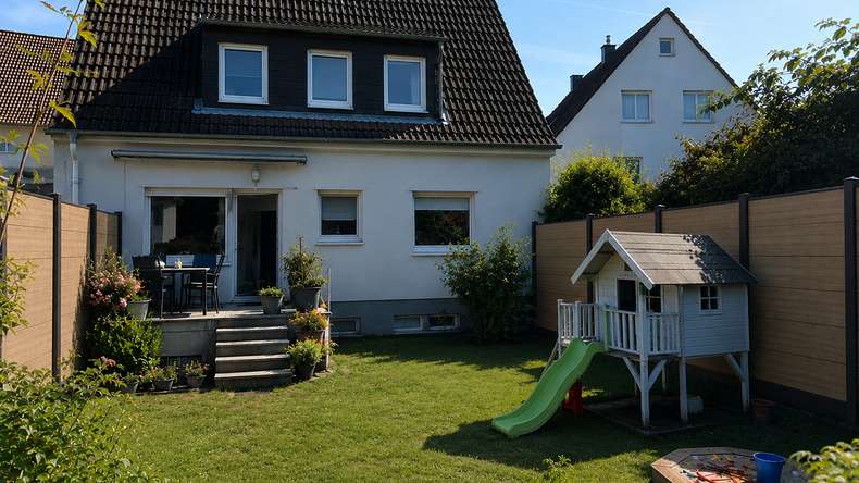 planeo INFINITY XL-Board - WPC CoEx Steckzaun Sand 176 x 183 cm