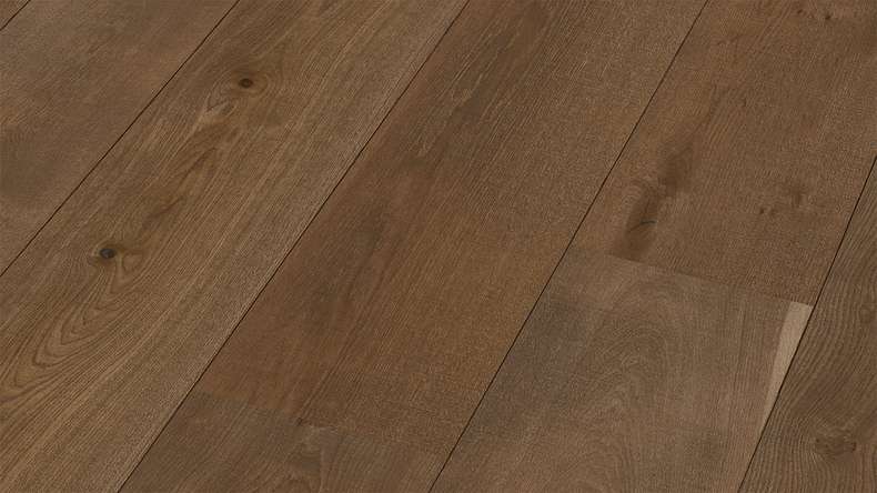 MEISTER Lindura-Holzboden HD 400 - 08903 Eiche authentic olivgrau Vintage-Struktur, naturgeölt 2200 x 270 x 11 mm (500213-2200270-08903)