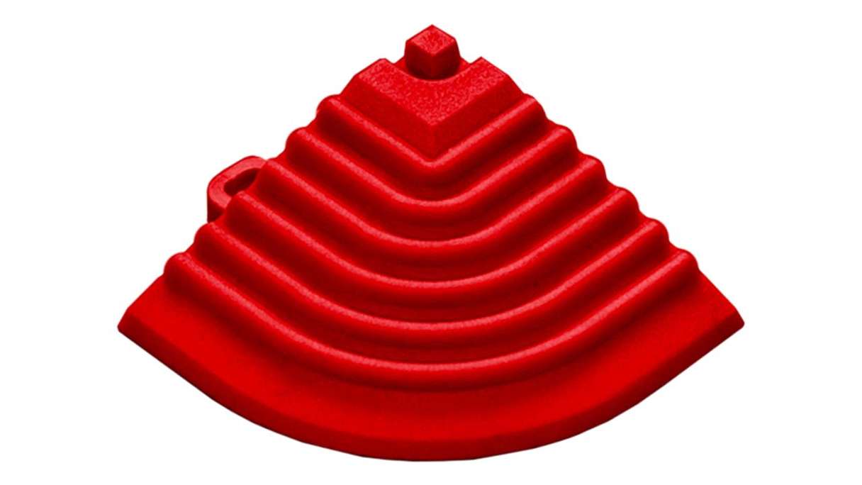 planeo Eckteil für 40 x 40 cm Klickfliesen - rot