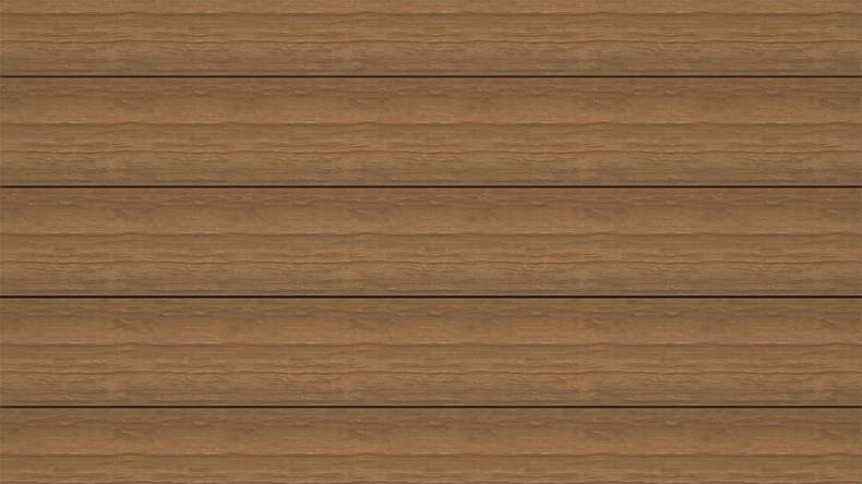 planeo ANTIKWoodline - WPC CoEx ummantelte Terrassendiele Massivdiele - Burma Teak 3m - rustikal/glatt gebürstet