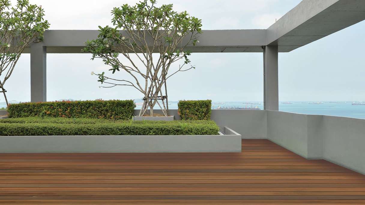 TerraWood Holzterrasse Ipé PRIME 1.83m - beidseitig glatt