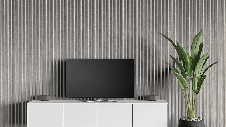 Skaben Akustikpaneele SilentWall Pro - Eiche Grau - 250 x 60 cm