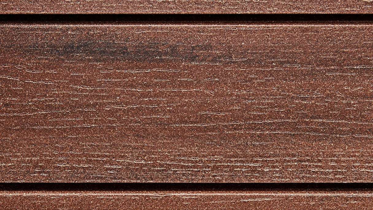 planeo Fassado - WPC Rhombusleiste Fassadenverkleidung Kastanienbraun