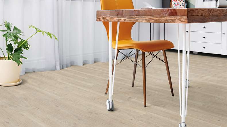 planeo Rigid Klick Vinyl - FlexCore 30 Cream White Oak | Trittschalldämmung integr. (plfc-5012FS30)