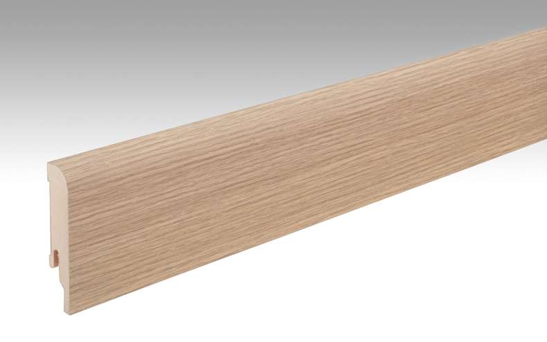 MEISTER Sockelleisten Fußleisten Feldeiche hell 6843 - 2380 x 80 x 16 mm (200006-2380-06843 - 6939236843)