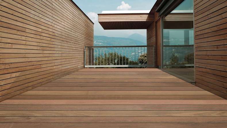 TerraWood Holzterrasse Cumaru braun PRIME 2.13m - beidseitig glatt