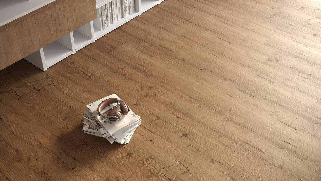 planeo Klick Vinyl - Rigid Eiche Naturbraun