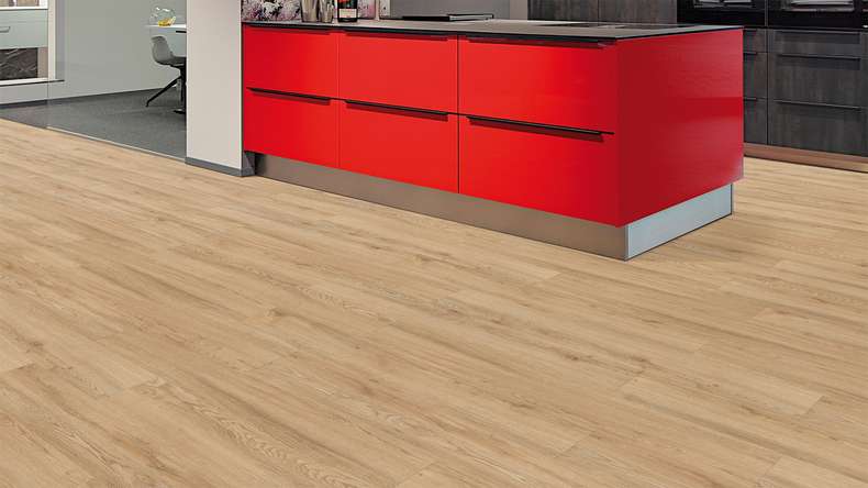 planeo Rigid Klick Vinyl - FlexCore 55 Oyster Oak | Trittschalldämmung integr. (plfc-5220FS55)