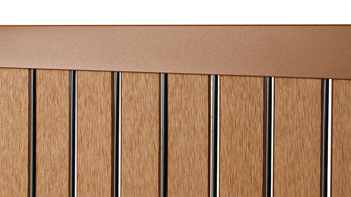 planeo WPC Streifen Set - Braun L 250 x H 123-183cm