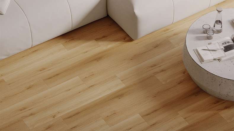planeo Rigid Klick Vinyl - HOMEtec Pro 50 IXPE Natural Field Oak | Trittschalldämmung integr. (RP-G50-4)