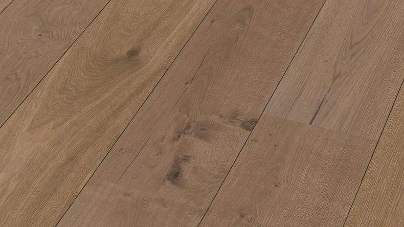 MEISTER Lindura-Holzboden HD 400 - 08905 Eiche authentic greige naturgeölt 2200 x 270 x 11 mm (500213-2200270-08905)