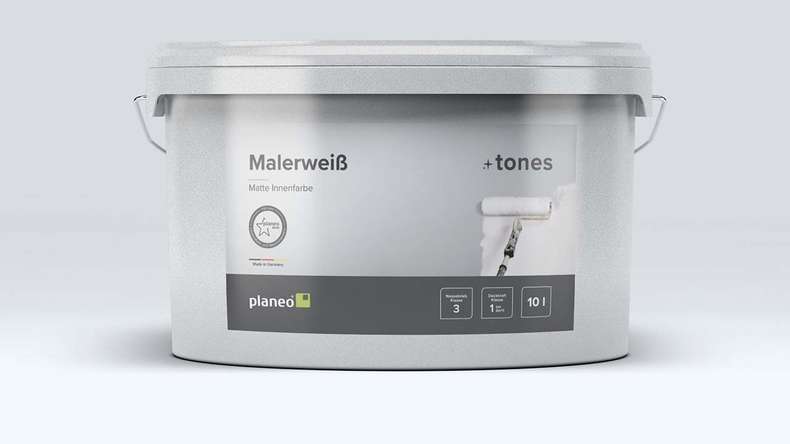 planeo Malerweiß weiß 10l - matt