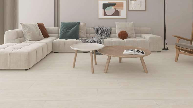 planeo Rigid Klick Vinyl - Cream Oak | Trittschalldämmung integr. (KR-SOP-2) | B-Ware