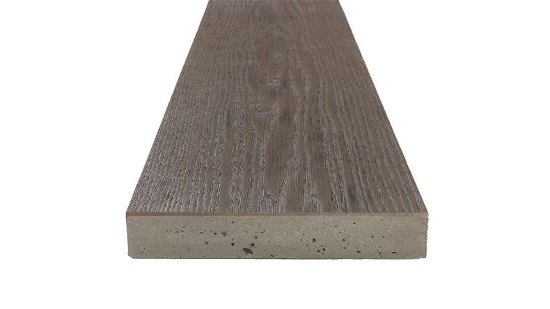planeo Authoria PureBoard Terrassendiele Massiv - Natural Brown Oak 3.6m strukturiert