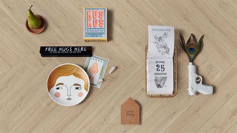 MEISTER Laminat - MeisterDesign LS 350 Felseneiche sand 07122 | Synchronprägung (600001-0840168-07122)