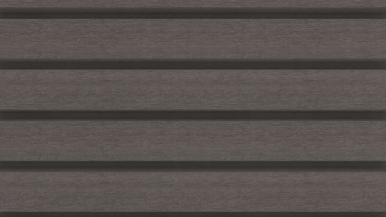 planeo LINEA Wide - WPC CoEx Fassadenverkleidung Dunkelgrau 2900 x 181 mm