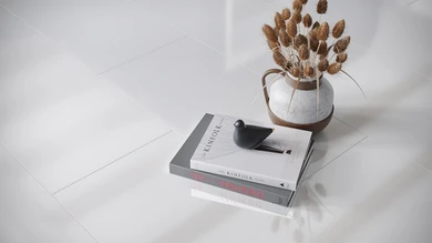 planeo Laminat - STONE 2.0 Weiß V-Fuge High gloss