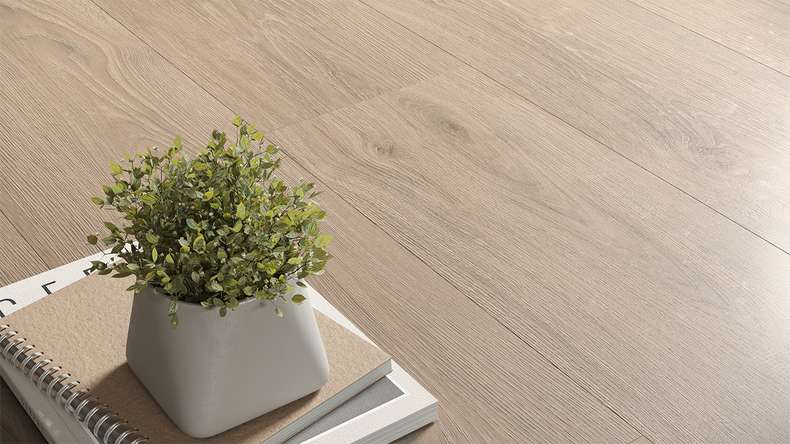 Lys&Land Klebevinyl - Objekt Woodline Eiche Creme | Synchronprägung (PLDD2570-KER)