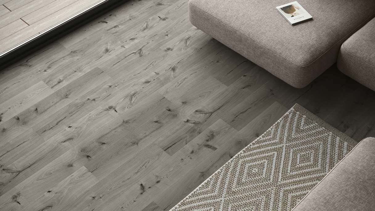 SKAVA Rigid Klick Vinyl - Home Grey Oak | wasserfest (LO-1090)