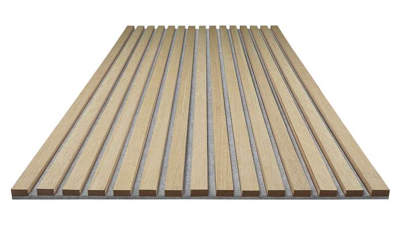 Skaben Akustikpaneele SilentWall Pro - Eiche Hellbraun - 250 x 60 cm