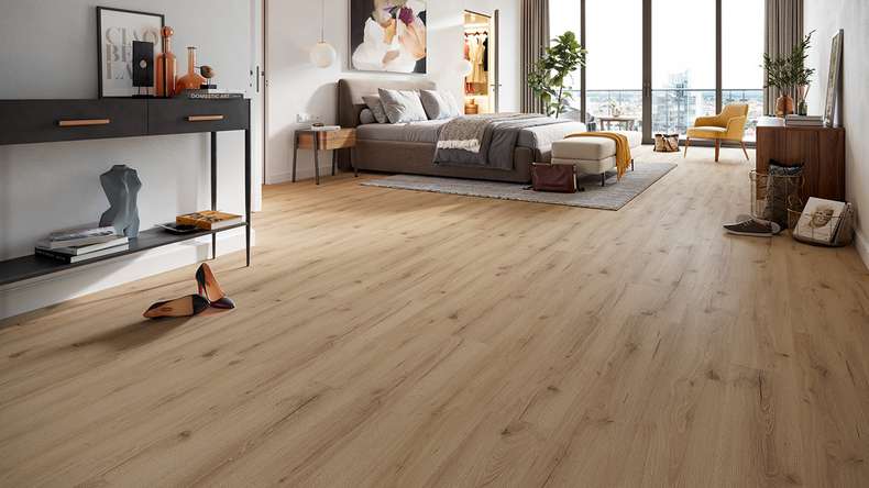 planeo Rigid Klick Vinyl - HOMEtec Basic 30 IXPE Earth Oak | Trittschalldämmung integr. (RP-E30-4)