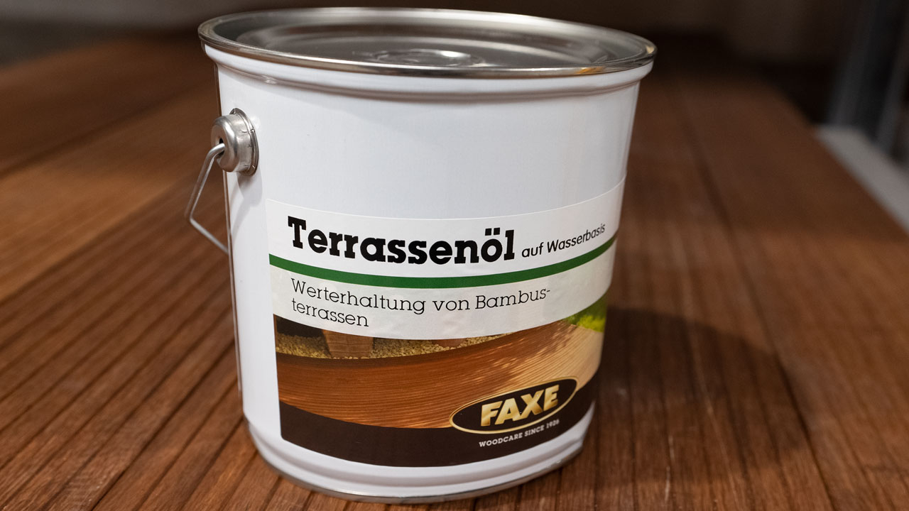 planeo Terrassenl fr Bambus hell - 2,5 L - Bodenpflege