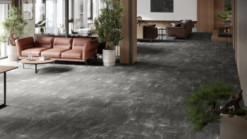 planeo Rigid Klick Vinyl - Stone Botticino Classico Dark | Trittschalldämmung integr. (100P2909)