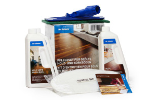 Dr. Schutz Pflegeset für geölte und gewachste Holz und Korkböden