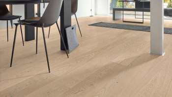 MEISTER Holzboden - Natureflex HD 100 Eiche lebhaft cremeweiss 20014 | Authentisches Erscheinungsbild (500139-2200210-20014)